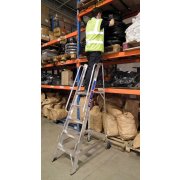 Lyte Industrial WS5 Warehouse Ladder - Side Rails - 5 Treads / Steps